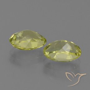 Pedras preciosas de Sillimanita Amarelo esverdeado natural de 2.54 ct, oval, VVS-VS