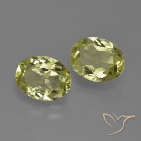 Pedras preciosas de Sillimanita Amarelo esverdeado natural de 2.47 ct, oval, VVS-VS