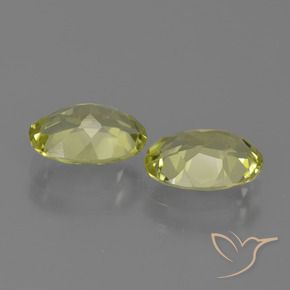 Pedras preciosas de Sillimanita Amarelo esverdeado natural de 2.47 ct, oval, VVS-VS