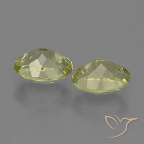 Pedras preciosas de Sillimanita Amarelo esverdeado natural de 3.06 ct, oval, VS