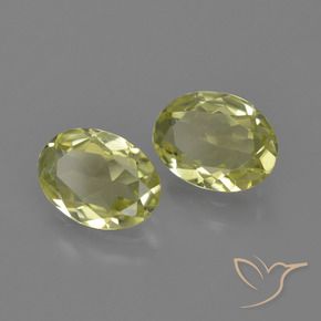 Pedras preciosas de Sillimanita Amarelo esverdeado natural de 2.07 ct, oval, VVS