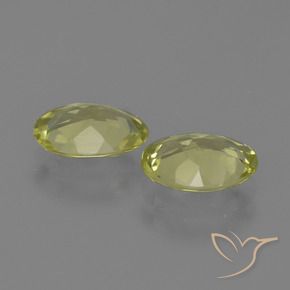 Pedras preciosas de Sillimanita Amarelo esverdeado natural de 2.07 ct, oval, VVS