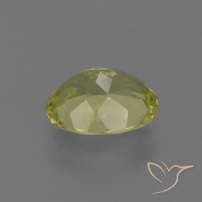 Sillimanita amarelo médio Natural 1.24ct, oval, VS