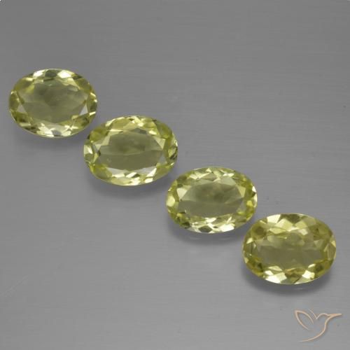 4.11ctw Natural amarelo médio Sillimanita, oval, VS