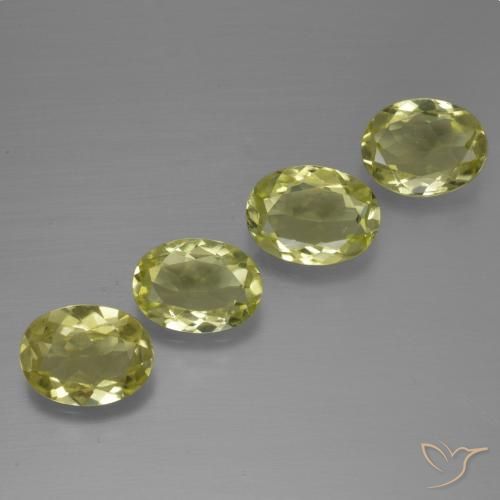 Pedras preciosas de Sillimanita amarelo médio natural de 4.11 ct, oval, VS