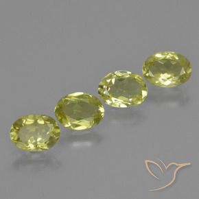 Pedras preciosas de Sillimanita Verde amarelo natural de 2.94 ct, oval, VVS-VS