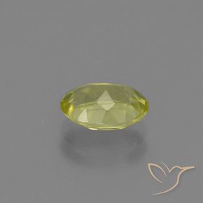 Sillimanita Limão amarelo Natural 1.38ct, oval, VS-SI
