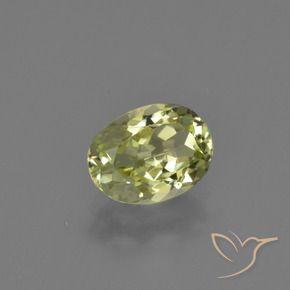 Sillimanita Amarelo verde Natural 1.40ct, oval, VS