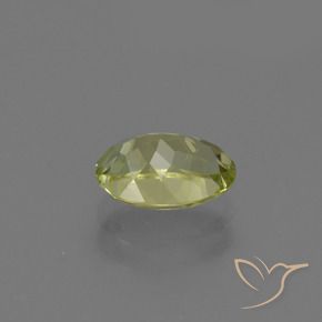 Sillimanita Amarelo verde Natural 1.40ct, oval, VS
