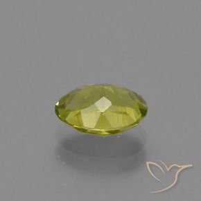 Sillimanita amarelo médio Natural 1.33ct, oval, VS