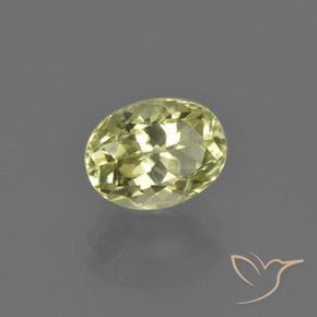 Sillimanita Amarelo Creme Pálido Natural 1.73ct, oval, VVS-VS