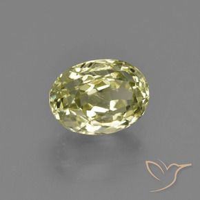 Sillimanita amarelo médio Natural 1.69ct, oval, VVS-VS
