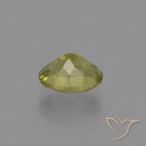 Sillimanita amarelo médio Natural 1.61ct, oval, VS