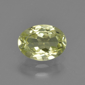 Sillimanita amarelo natural 1,02ct, corte oval, VS-SI