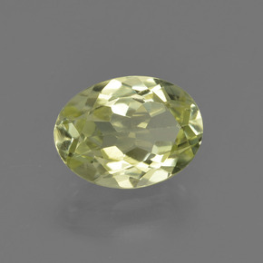 Sillimanita amarelo natural 1,02ct, corte oval, VS-SI