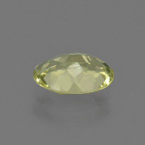 Sillimanita amarelo natural 1,02ct, corte oval, VS-SI