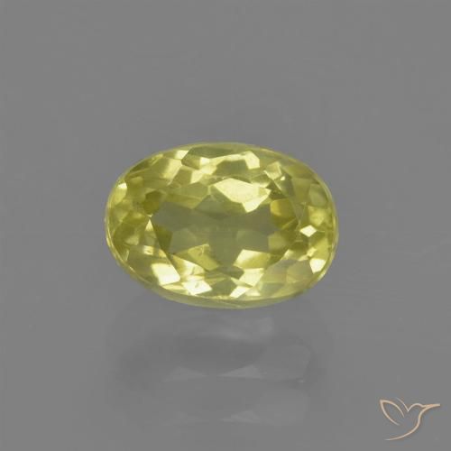 1.22ct Natural Pineapple yellow Sillimanita, oval, VS