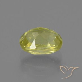 Sillimanita Pineapple yellow Natural 1.22ct, oval, VS