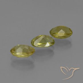 Pedras preciosas de Sillimanita Amarelo Abacaxi natural de 2.78 ct, oval, VS