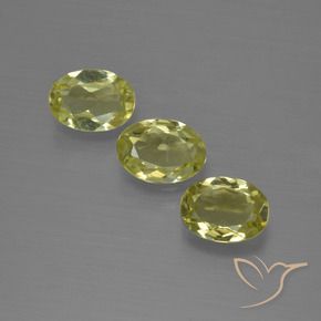 Pedras preciosas de Sillimanita Amarelo esverdeado natural de 1.98 ct, oval, VS