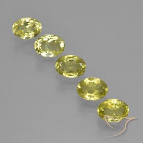 Pedras preciosas de Sillimanita Amarelo esverdeado natural de 4.31 ct, oval, VVS-VS