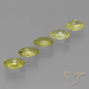 Pedras preciosas de Sillimanita Amarelo esverdeado natural de 4.31 ct, oval, VVS-VS