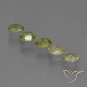 Pedras preciosas de Sillimanita Amarelo esverdeado natural de 2.63 ct, oval, VVS-VS