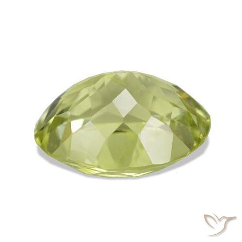 Sillimanita Verde amarelado Natural 3.11ct, Almofada, VS
