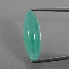 Smithsonite Azul verde Natural 30.86ct, Corte Oval, Translúcido
