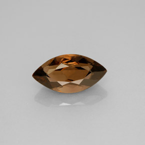 Quartzo fumê marrom natural 1,71ct, marquise, VS