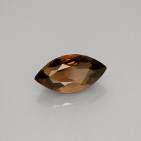 Quartzo fumê marrom natural 1,71ct, marquise, VS