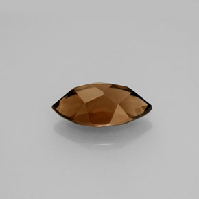 Quartzo fumê marrom natural 1,71ct, marquise, VS