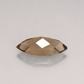 Quartzo fumê marrom natural 1,43ct, marquise, VS