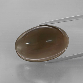 Quartzo fumê marrom natural 32,73ct, transparente, transparente/translúcido