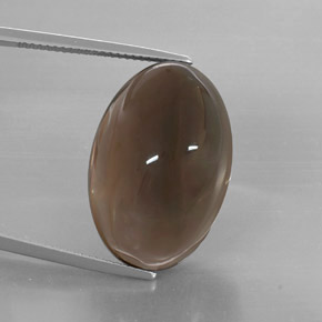 Quartzo fumê marrom natural 32,73ct, transparente, transparente/translúcido