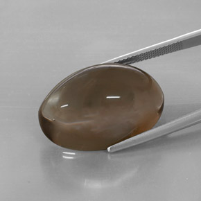 Quartzo fumê marrom natural 32,73ct, transparente, transparente/translúcido