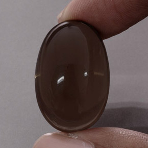 Quartzo fumê marrom natural 31,15ct, transparente, transparente/translúcido
