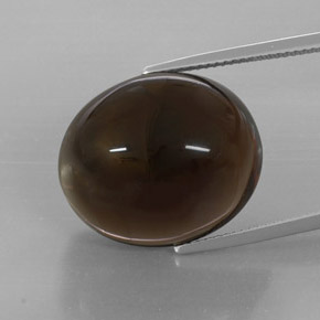 Quartzo fumê marrom natural 32,19ct, transparente, transparente/translúcido