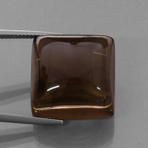 Quartzo fumê marrom natural 44,13ct, transparente, transparente/translúcido