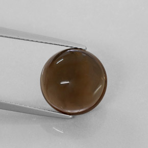 Quartzo fumê marrom natural 7,22ct, transparente, transparente/translúcido