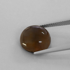 Quartzo fumê marrom natural 7,22ct, transparente, transparente/translúcido