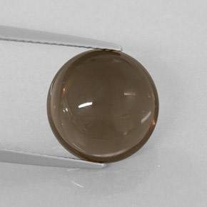 Quartzo fumê marrom natural 6,15ct, transparente, transparente/translúcido