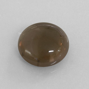 Quartzo fumê marrom natural 6,15ct, transparente, transparente/translúcido