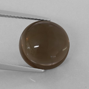 Quartzo fumê marrom natural 7,52ct, transparente, transparente/translúcido