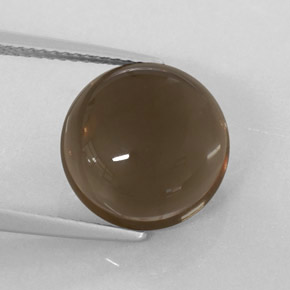 Quartzo fumê marrom natural 6,99ct, transparente, transparente/translúcido