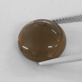 Quartzo fumê marrom natural 6,99ct, transparente, transparente/translúcido