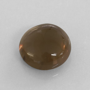 Quartzo fumê marrom natural 6,40ct, transparente, transparente/translúcido