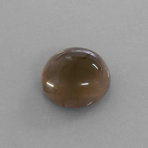 Quartzo fumê marrom natural 6,40ct, transparente, transparente/translúcido