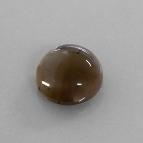 Quartzo fumê marrom natural 6,72ct, transparente, transparente/translúcido