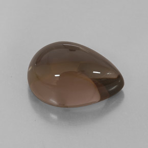 Quartzo fumê marrom natural 6,75ct, transparente, transparente/translúcido